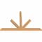 Ekena Millwork Saratoga Timber Gable Bracket, Western Red Cedar, 96"W x 64"H x 3 1/2"D x 5 1/2"F, 16/12 Pitch GBW096X64X0406SAR00SWR - alternate 5